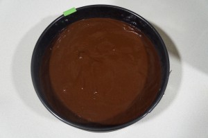 Ingredientes para la capa de cacao