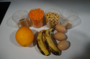 Ingredientes para los carrot cupcakes