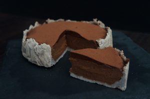 pastel de bonito y chocolate