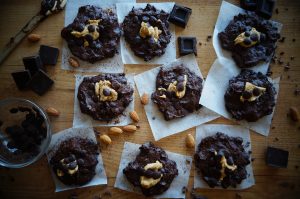 cookies de chocolate con almendras