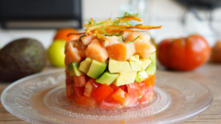 Tartar de salmón y aguacate