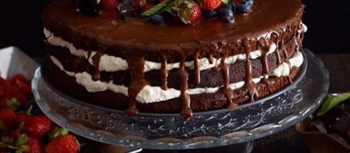 layer cake de chocolate y mascarpone
