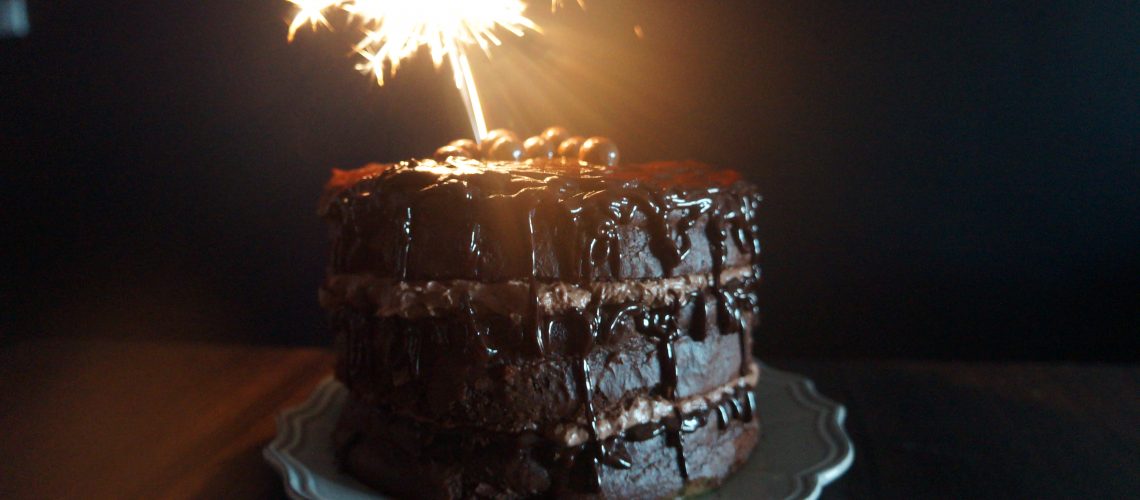 layer cake de chocolate