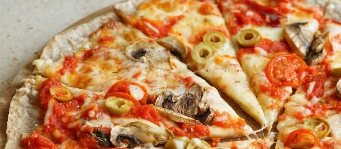 Pizza de trigo sarraceno